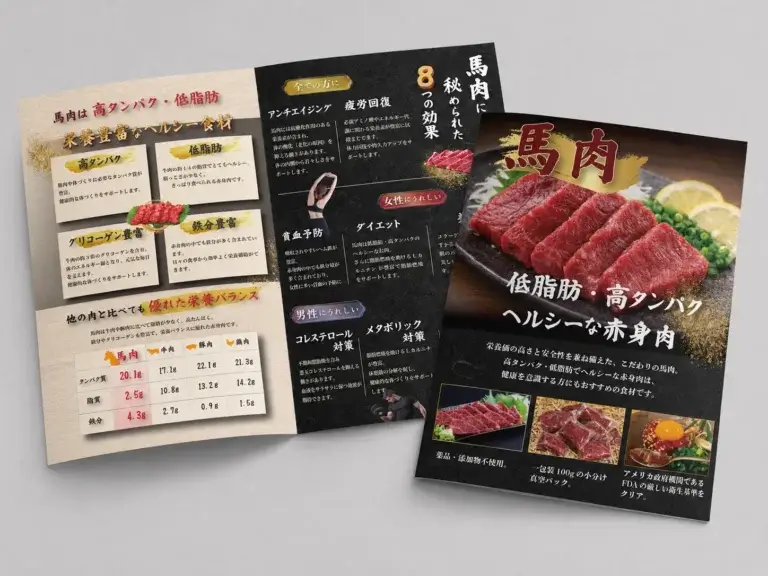 馬肉パンフレットMU